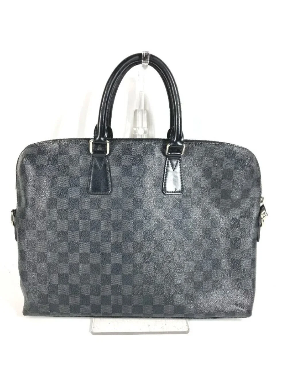 Louis Vuitton Business Bag Porte Documents Jour Pdj Damier Graphite Canvas Black